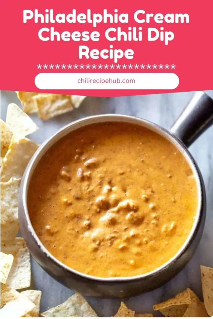 Philadelphia Cream Cheese Chili Dip