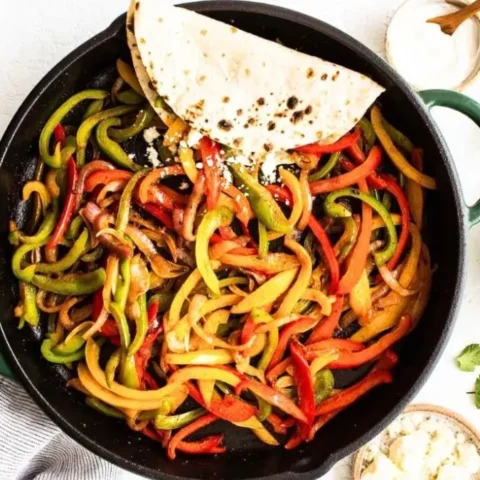 Chipotle Restaurant Fajita Vegetables Recipe