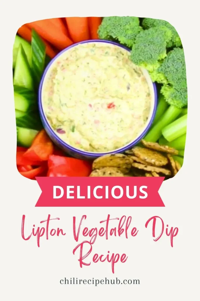 Lipton Vegetable Dip