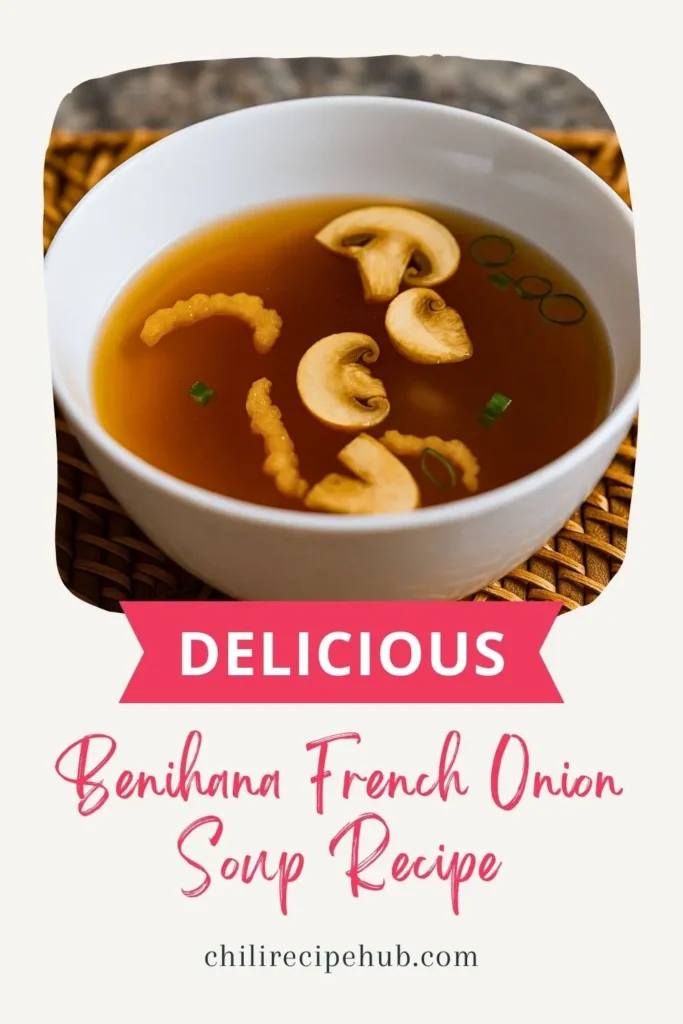 Benihana French Onion Soup