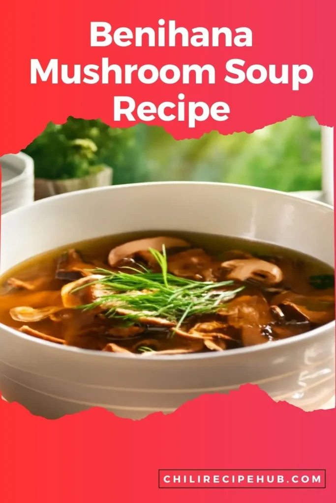Benihana Mushroom Soup