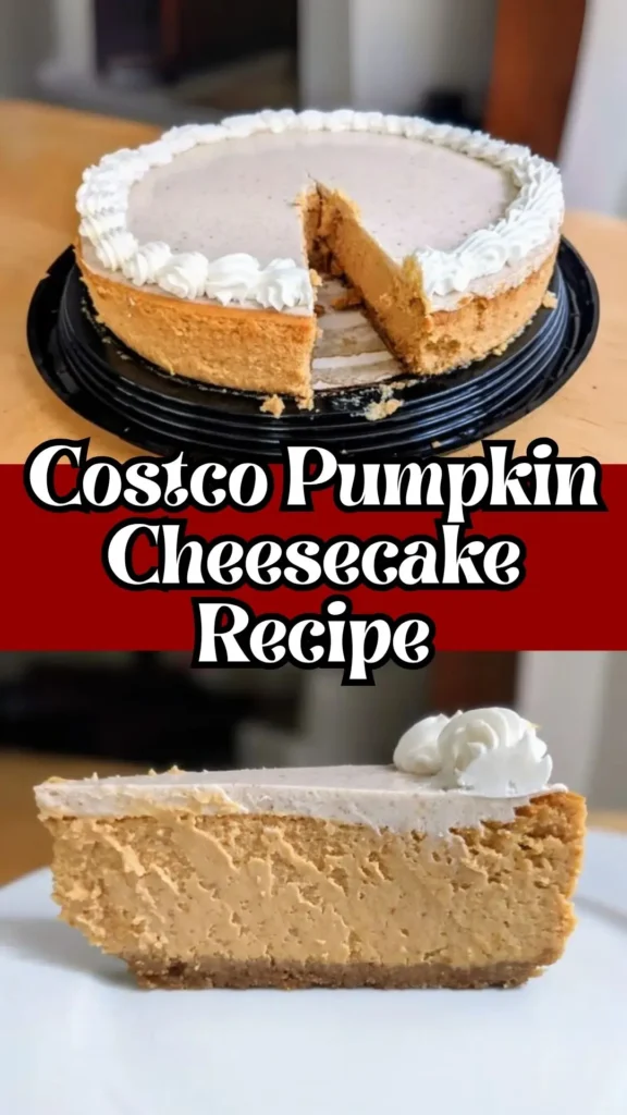 Delicious Costco Pumpkin Cheesecake