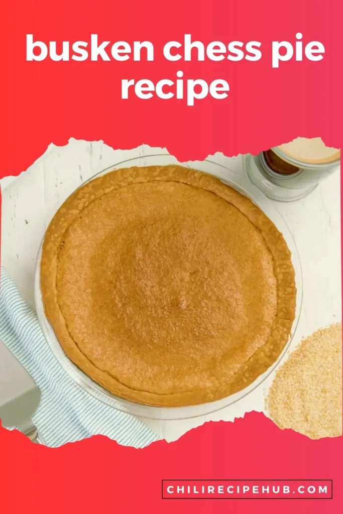 busken chess pie