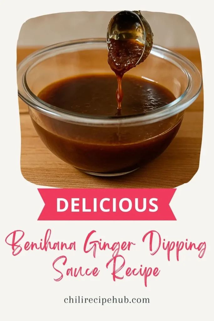 Benihana Ginger Dipping Sauce
