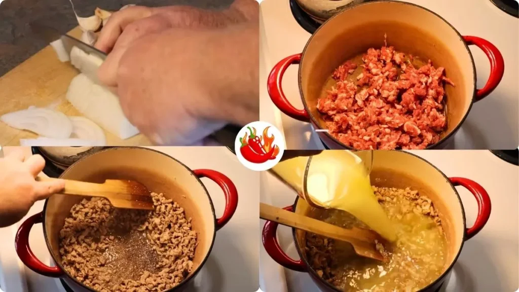 Step by step La Loma Denver Green Chili Recipe