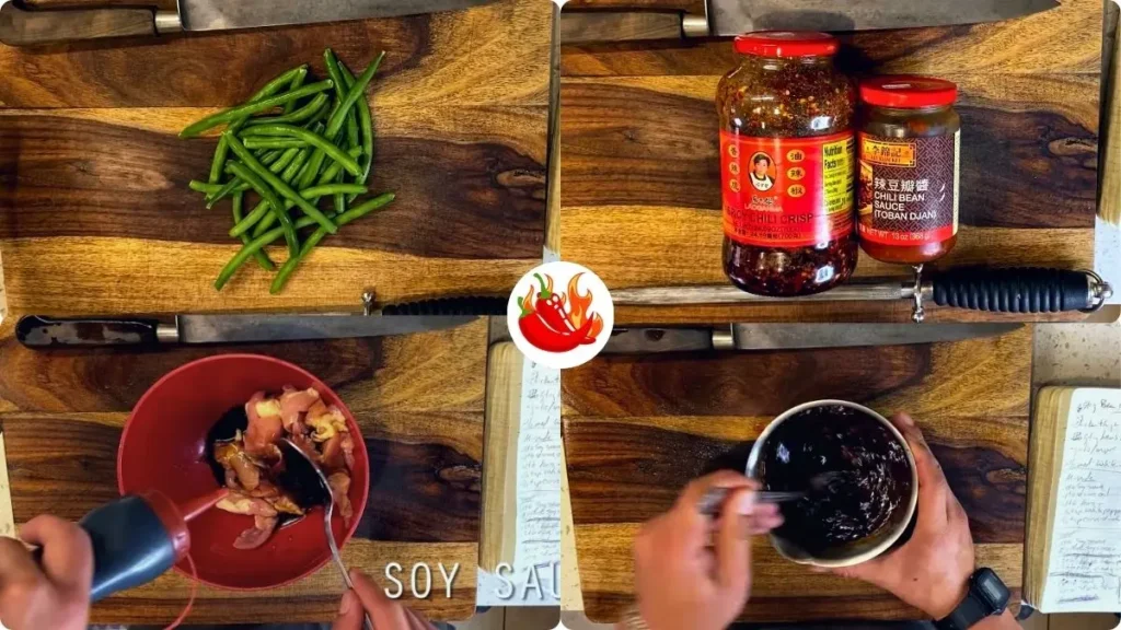 Step by step Panda Express Chicken and String Beans Recipe