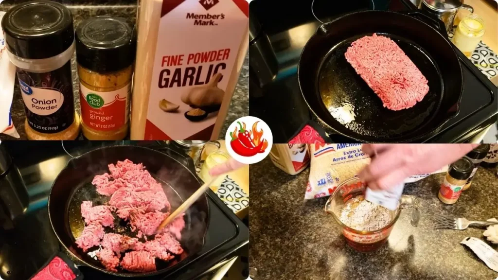 Step by step Oriental Rice Hamburger Helper Recipe